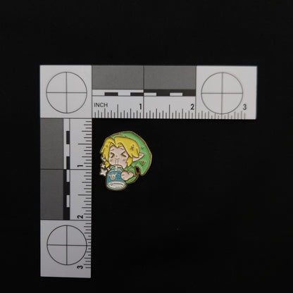 Legend of Zelda Chibi Link and Yogurt Pin