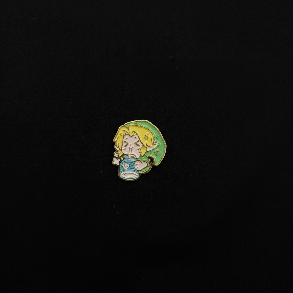 Legend of Zelda Chibi Link and Yogurt Pin