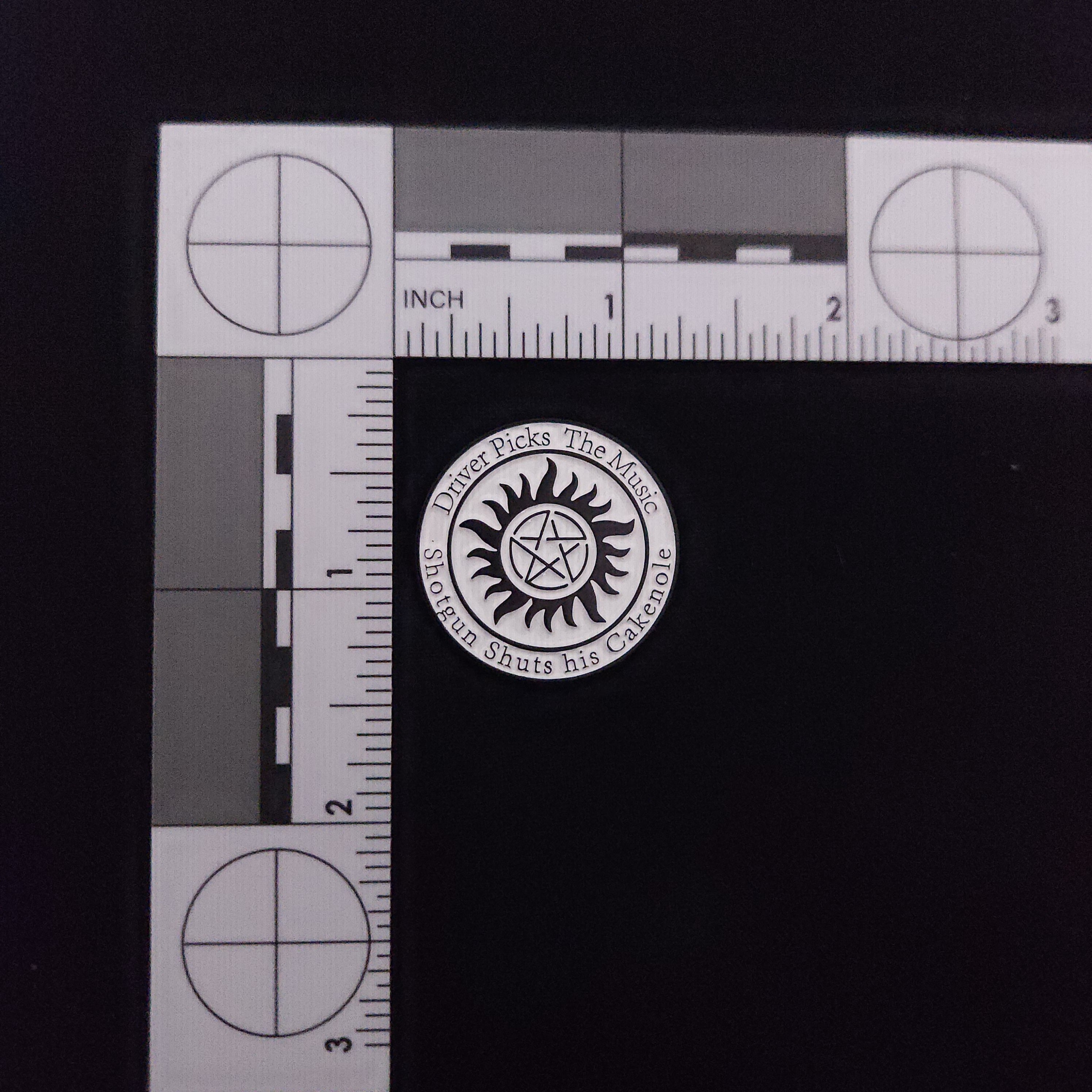 Supernatural Anti-Possession Sigil Pin