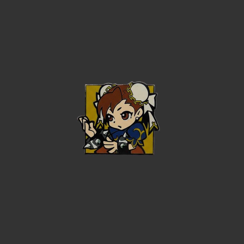 Street Fighter Chun Li Character Pin