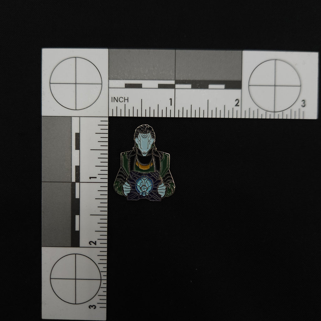 Marvel Loki with Tesseract Pin