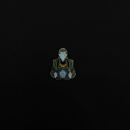 Marvel Loki with Tesseract Pin
