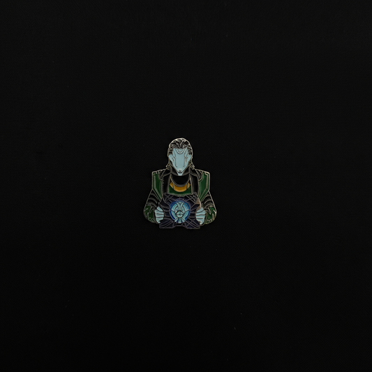 Marvel Loki with Tesseract Pin