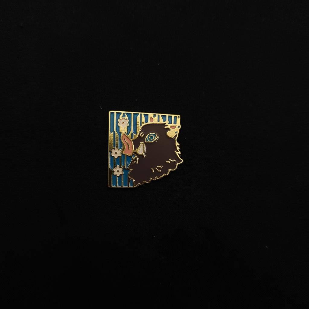 Demon Slayer Inosuke Helm Pin