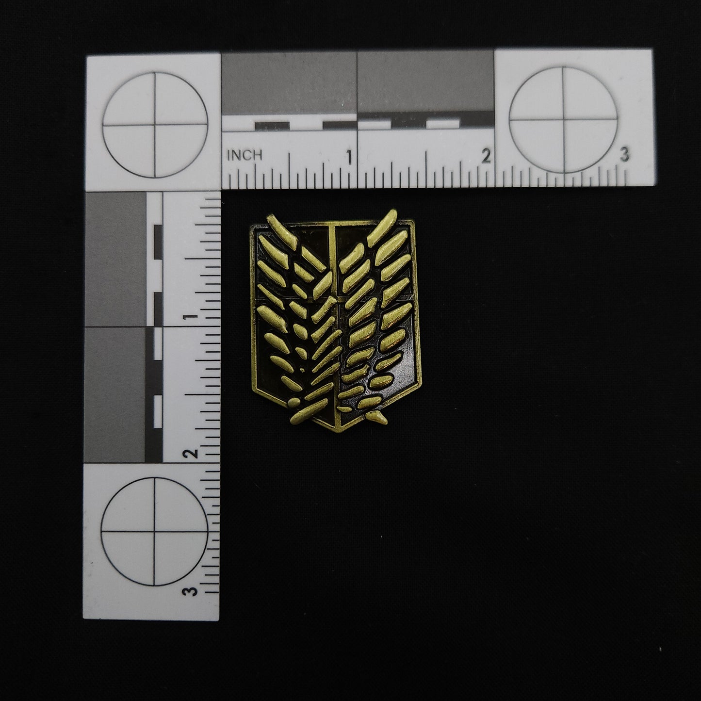Attack on Titan Brass Military Branches Badges