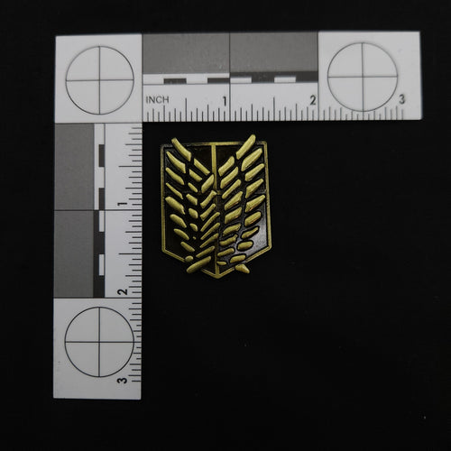 Attack on Titan Brass Military Branches Badges