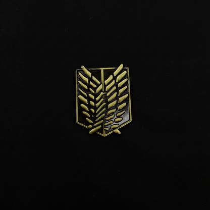 Attack on Titan Brass Military Branches Badges