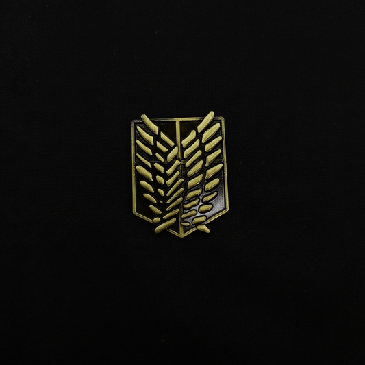 Attack on Titan Brass Military Branches Badges