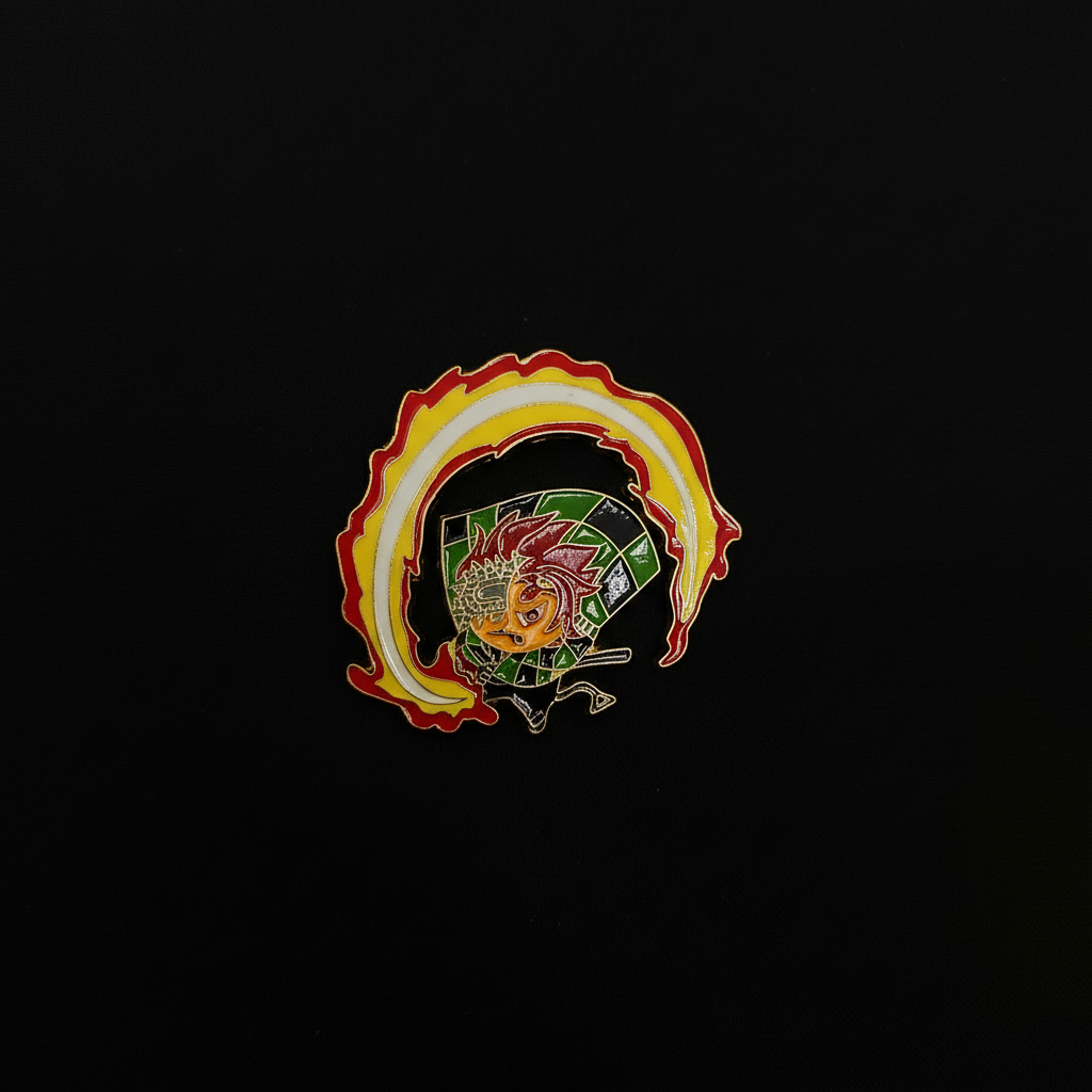 Demon Slayer / Chainsaw Man Chainsaw Man / Demon Slayer Crossover Tanjiro x Pochita Pin