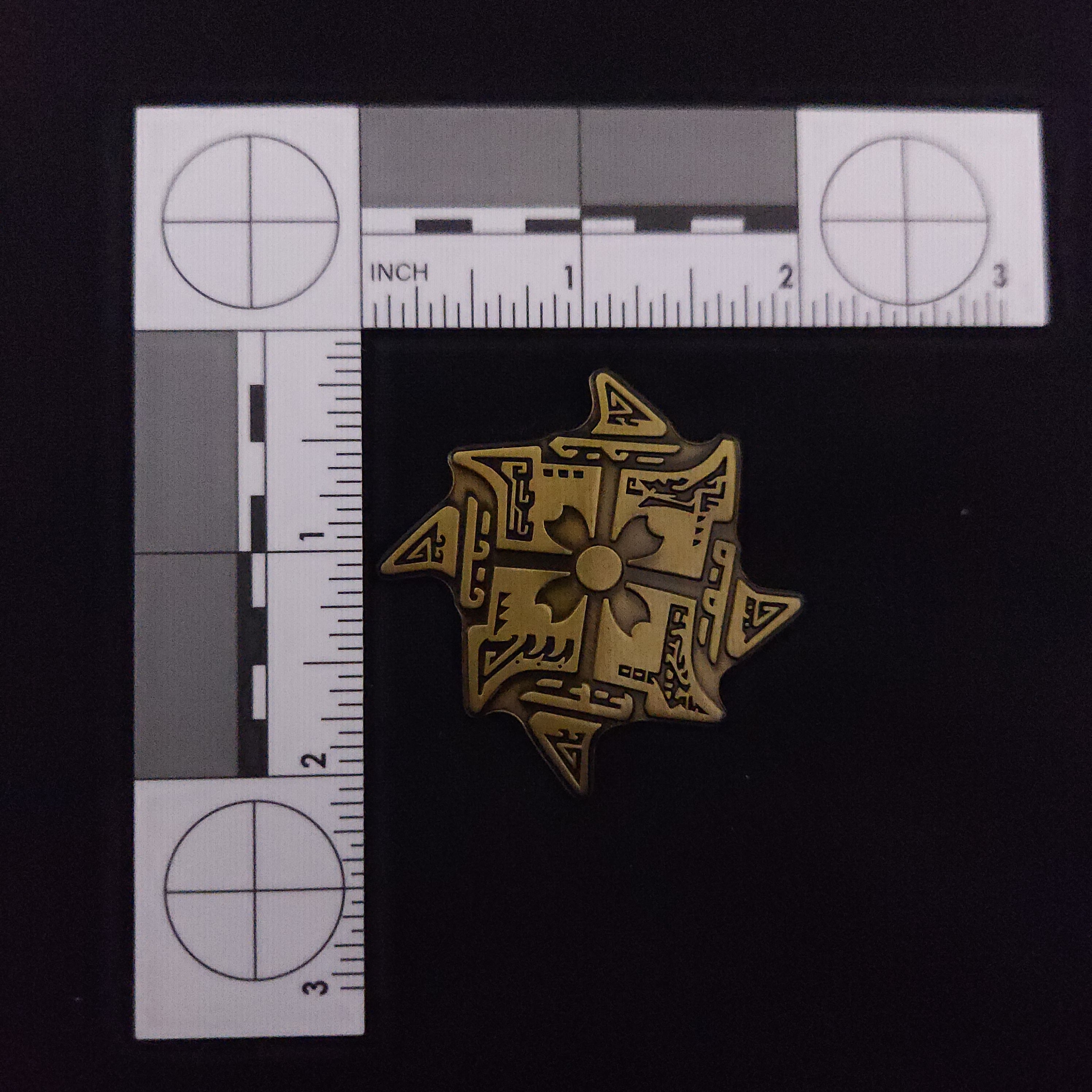 Monster Hunter Kamura Village logo Pin