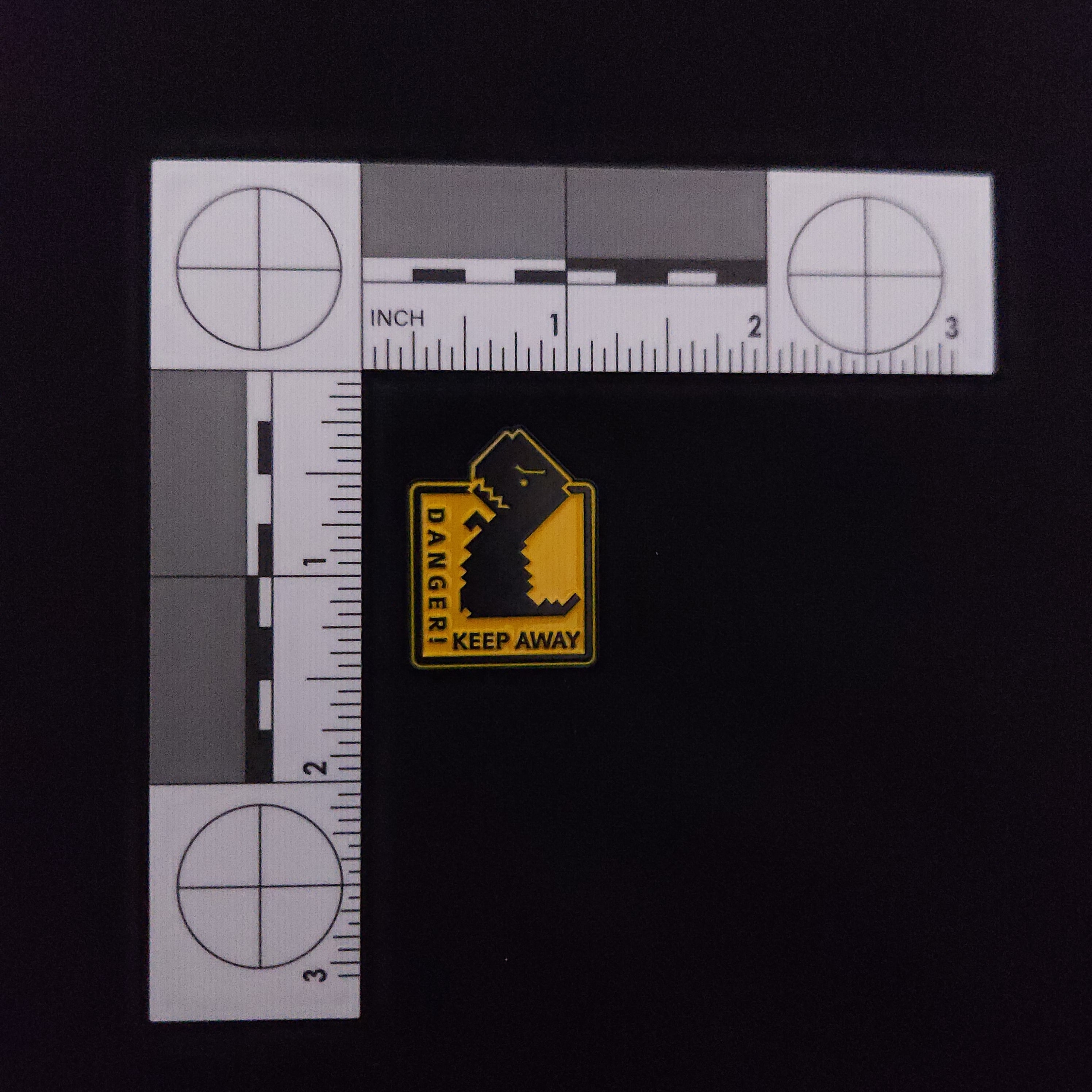 Jurassic Park 8-Bit T-Rex Danger Pin