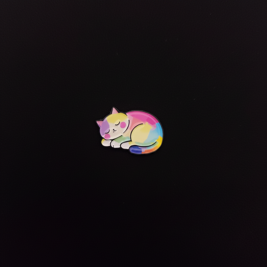 Cats Rainbow Cats Pin