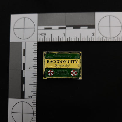 Resident Evil Raccoon City Sign Pin
