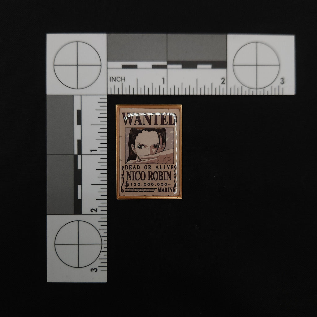 One Piece Robin Wanted Poster Pin