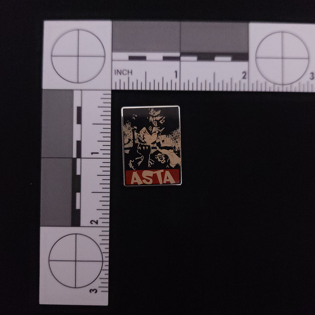 Black Clover Asta Poster Pin