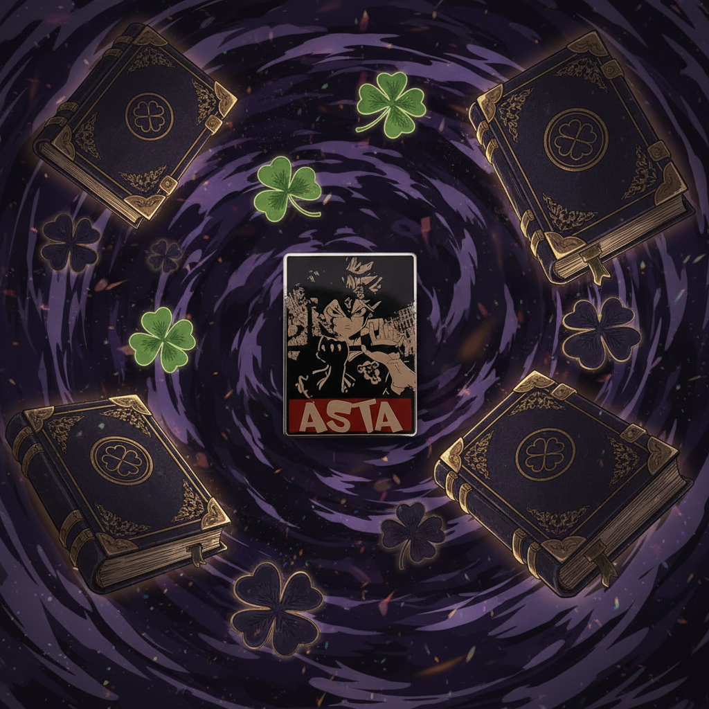 Black Clover Asta Poster Pin