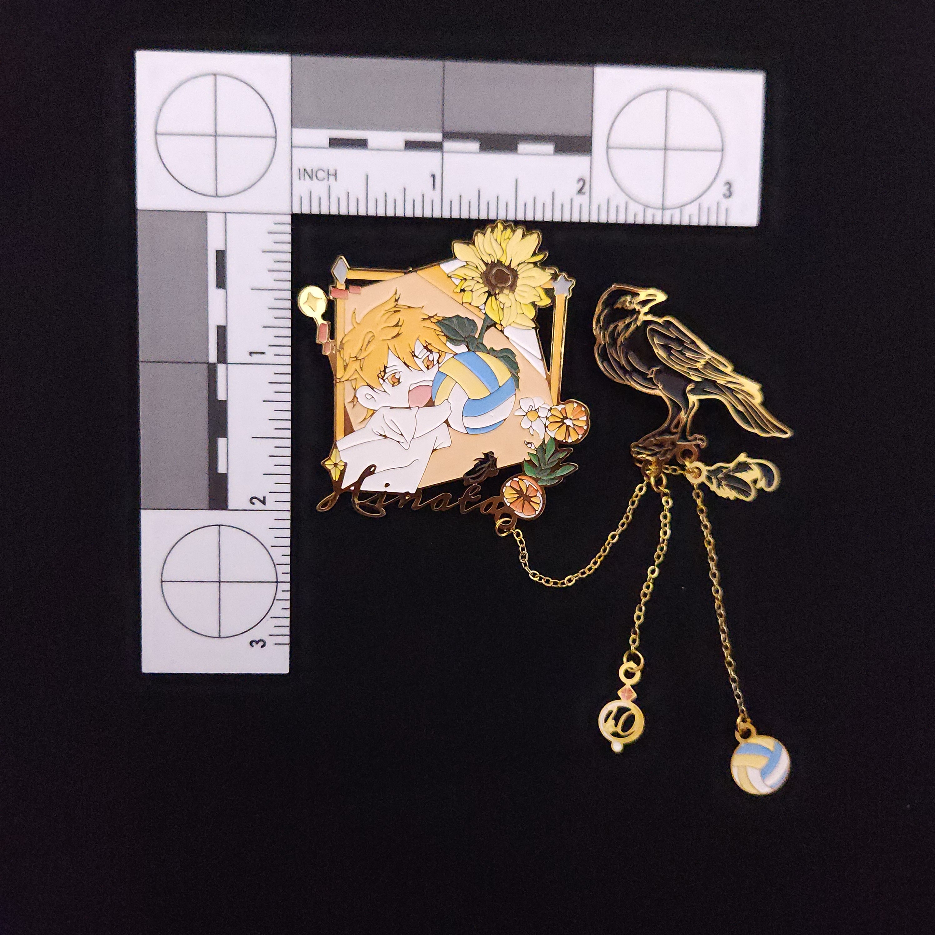 Haikyuu!! Shoyo Hinata Button Pin
