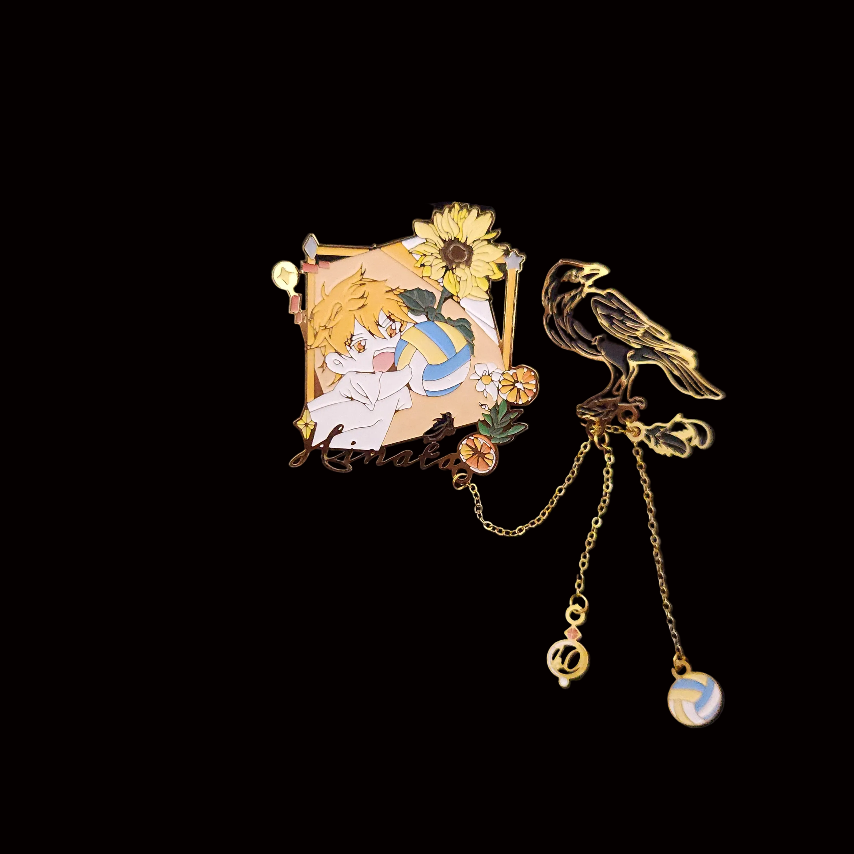 Haikyuu!! Shoyo Hinata Button Pin