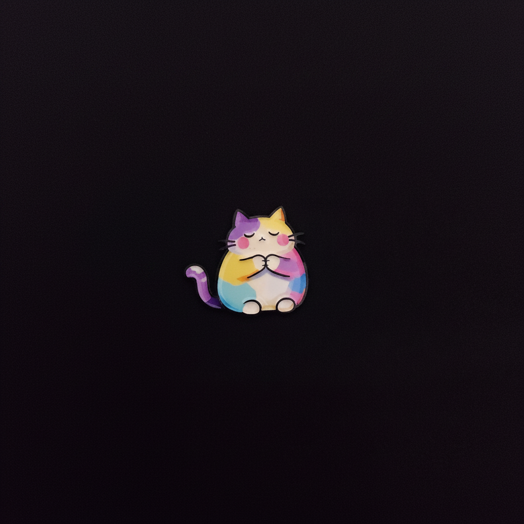 Cats Rainbow Cats Pin