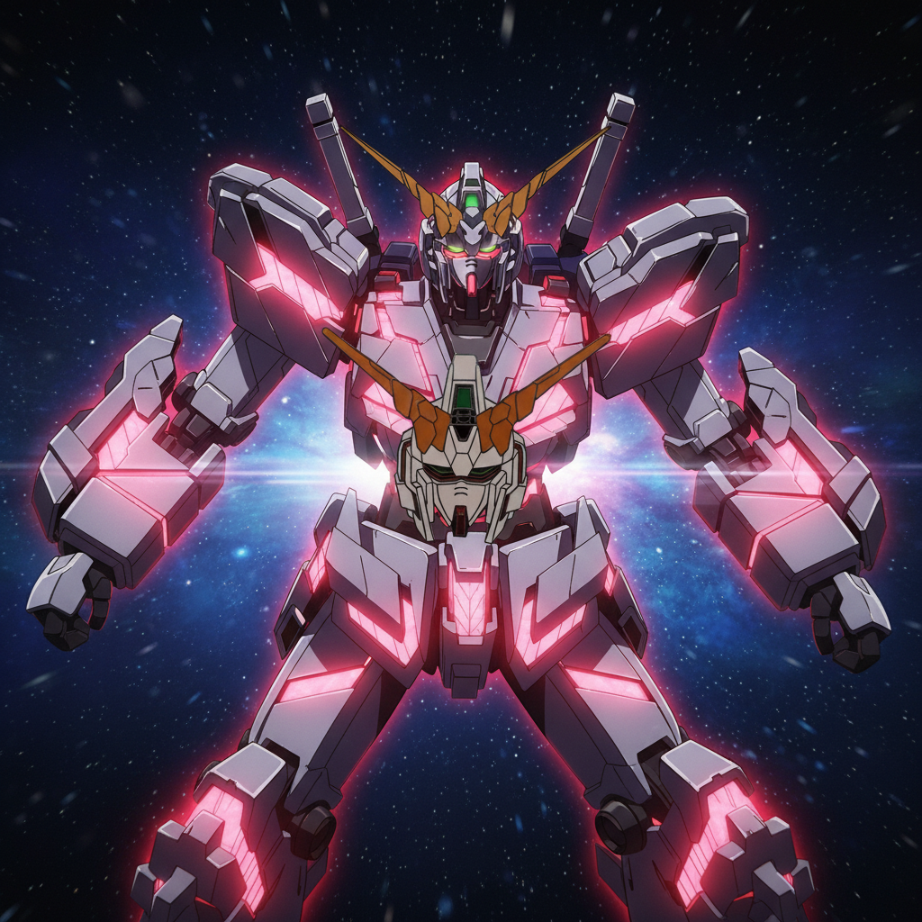 Mobile Suit Gundam RX-0 Unicorn Gundam Pin