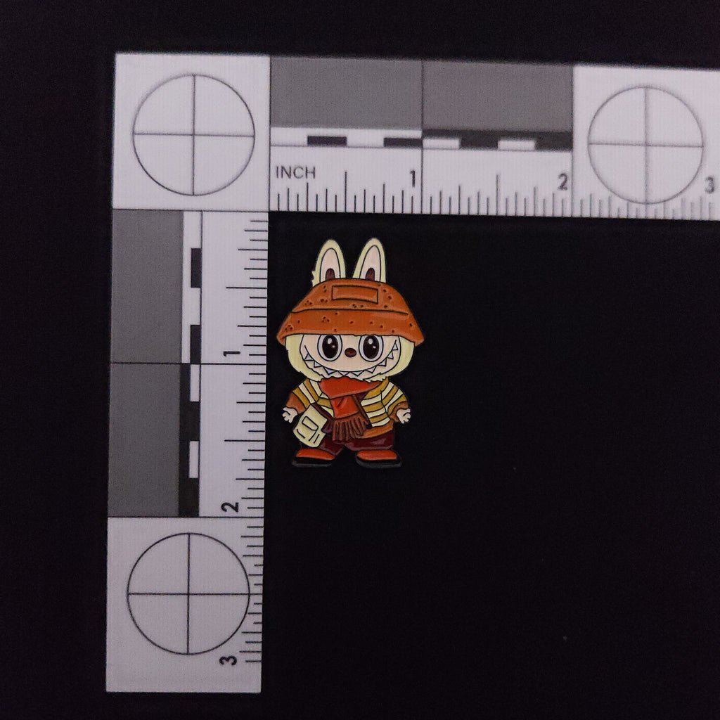 Labubu In Scarf Pin