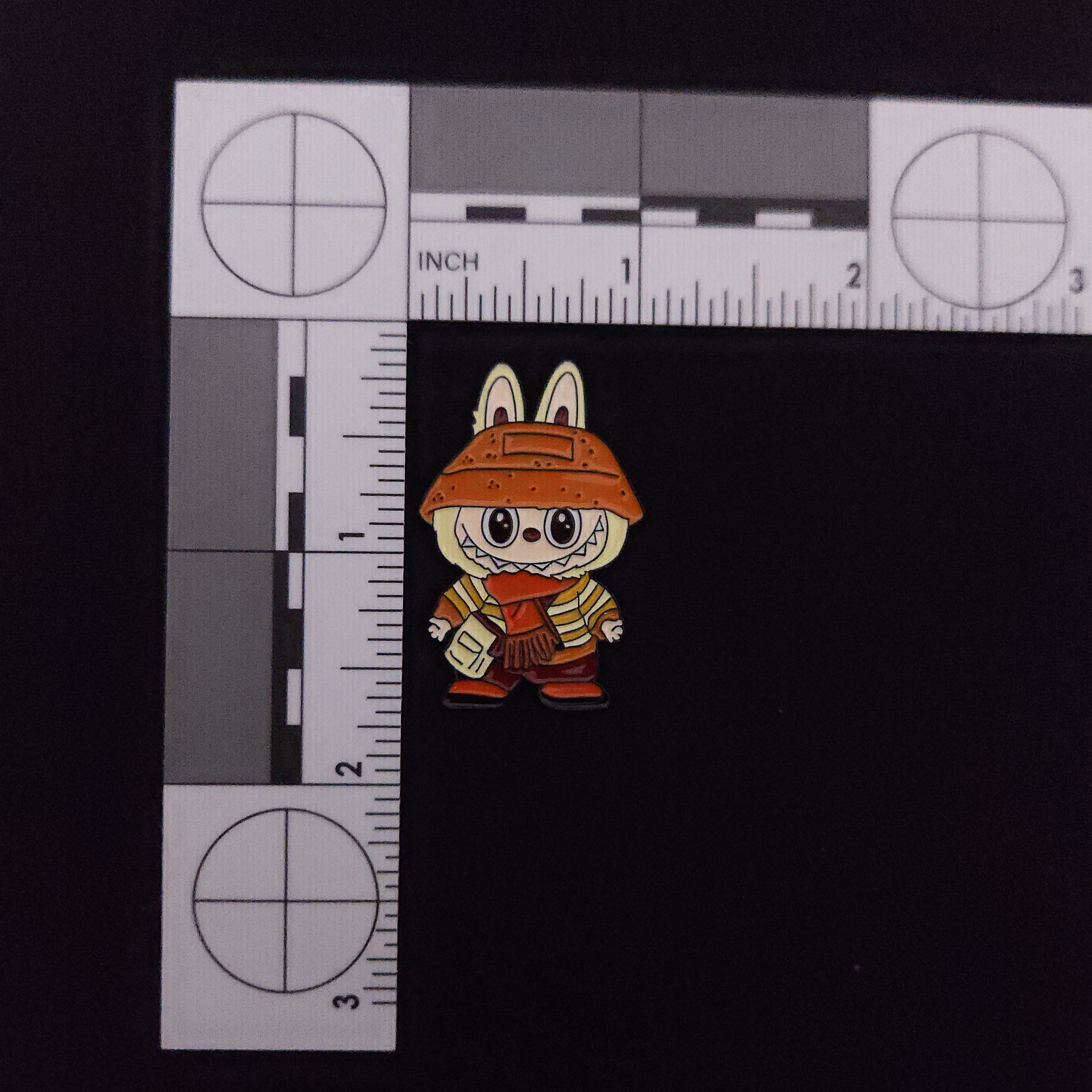 Labubu In Scarf Pin