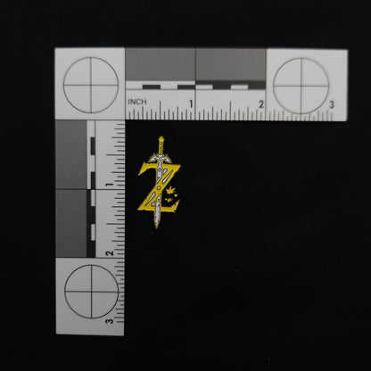 Legend of Zelda Z and Sword Pin