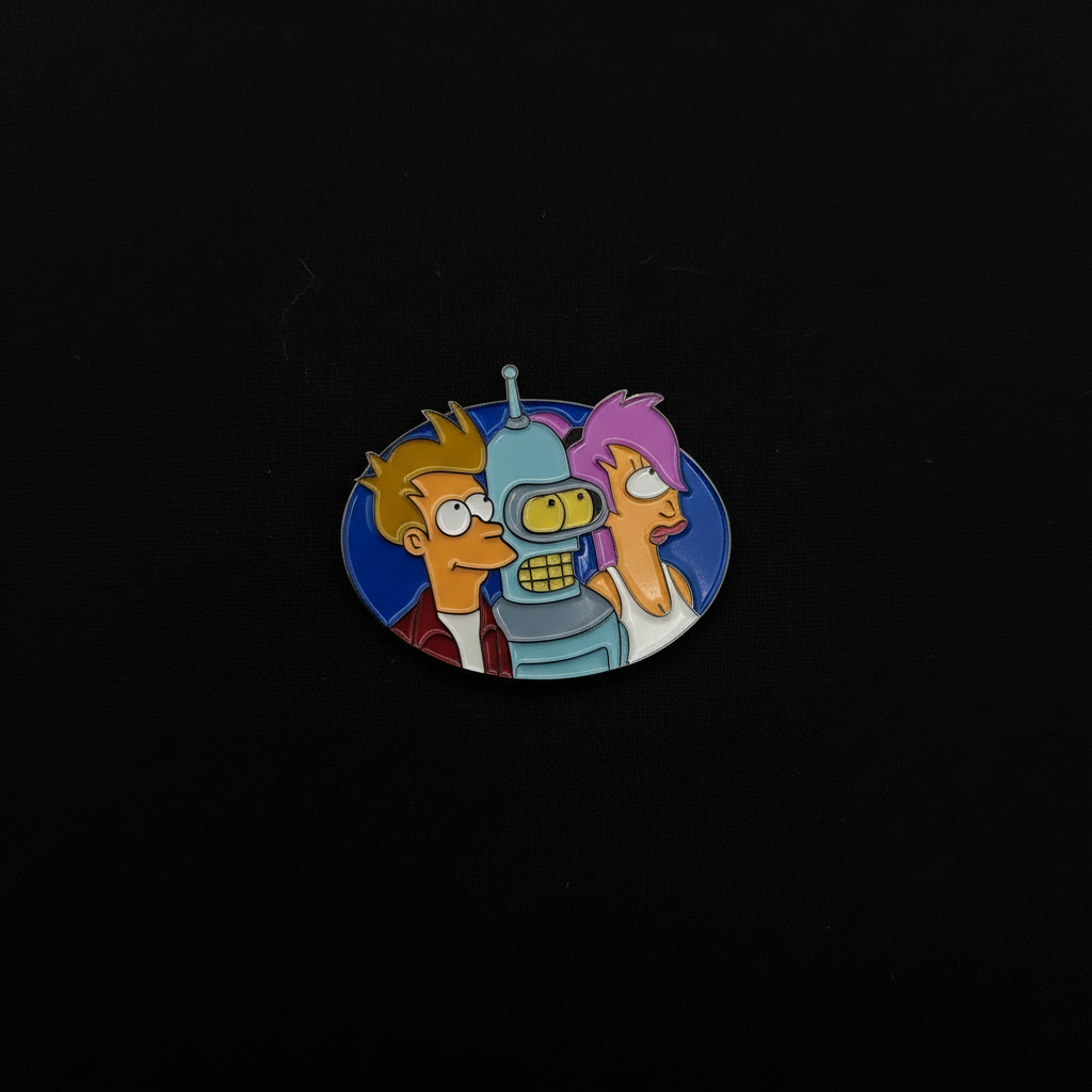 Futurama Fry, Lela and Bender Pin