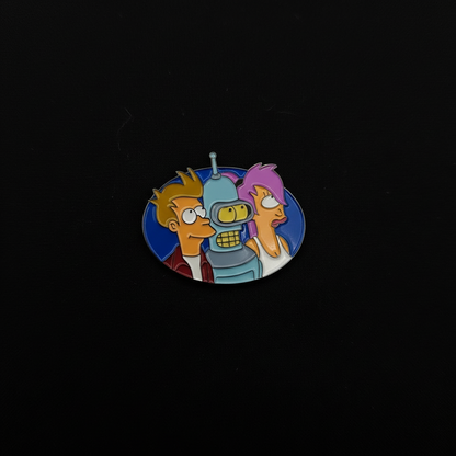 Futurama Fry, Lela and Bender Pin