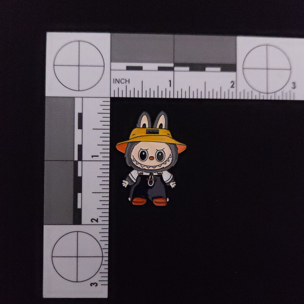 Labubu In Overalls Pin