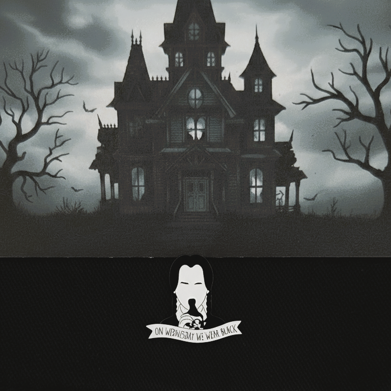 The Addams Family Wednesday Pin
