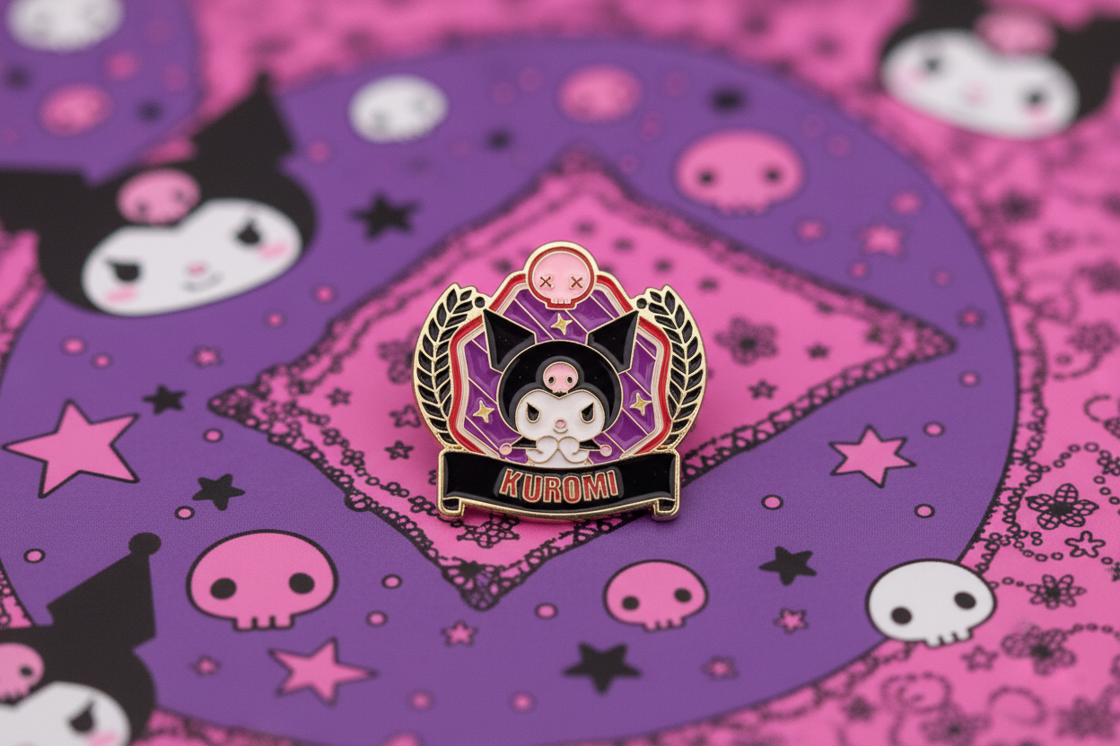 Hello Kitty Kuromi Pins