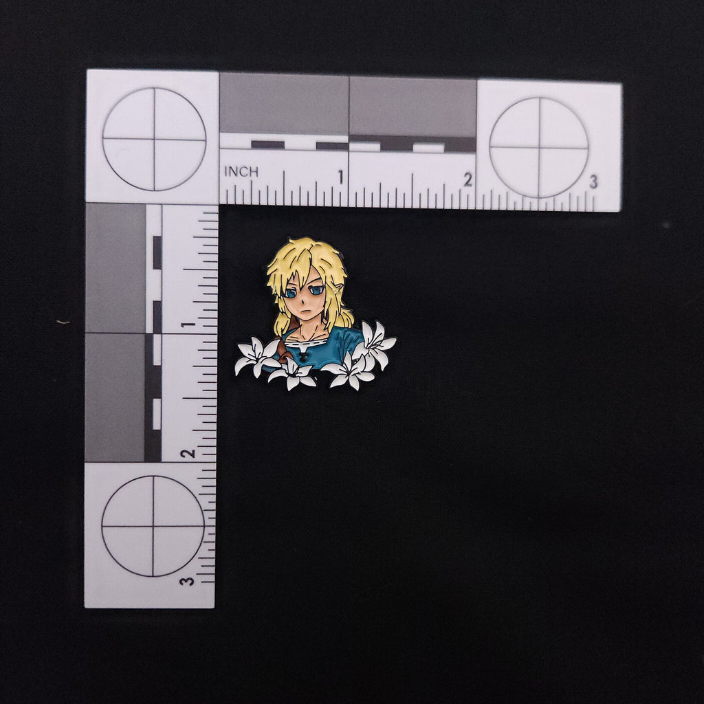 The Legend of Zelda Link and Flowers Pin