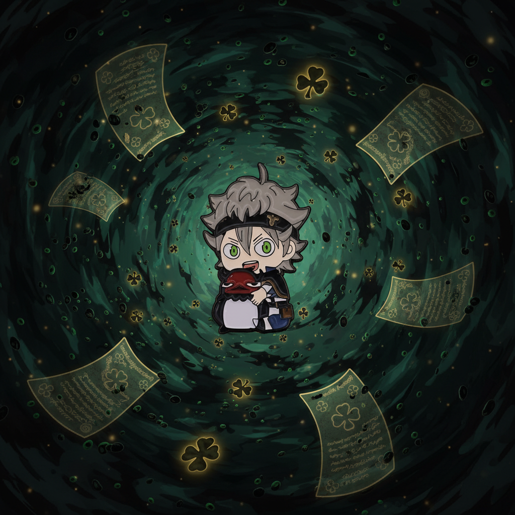 Black Clover Asta and Nero Pin