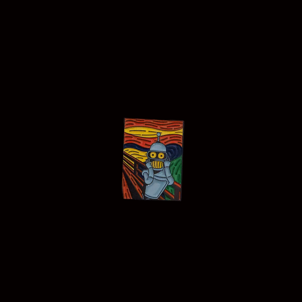 Futurama "The Scream" Bender Pin