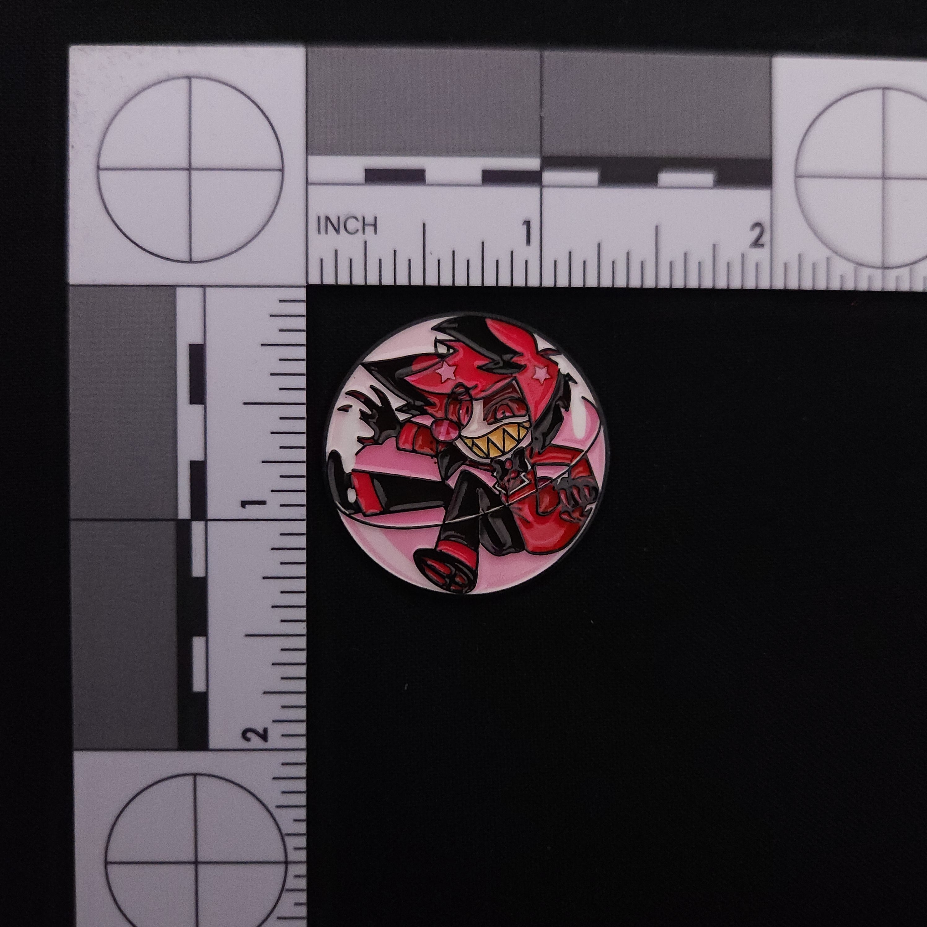 Hazbin Hotel Alastor Round Pin