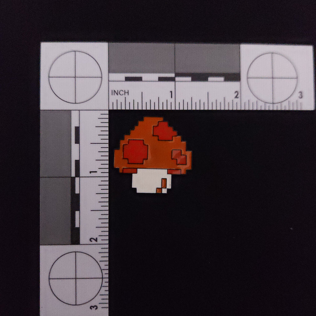 Super Mario Bros. 8-Bit Mushroom Pin