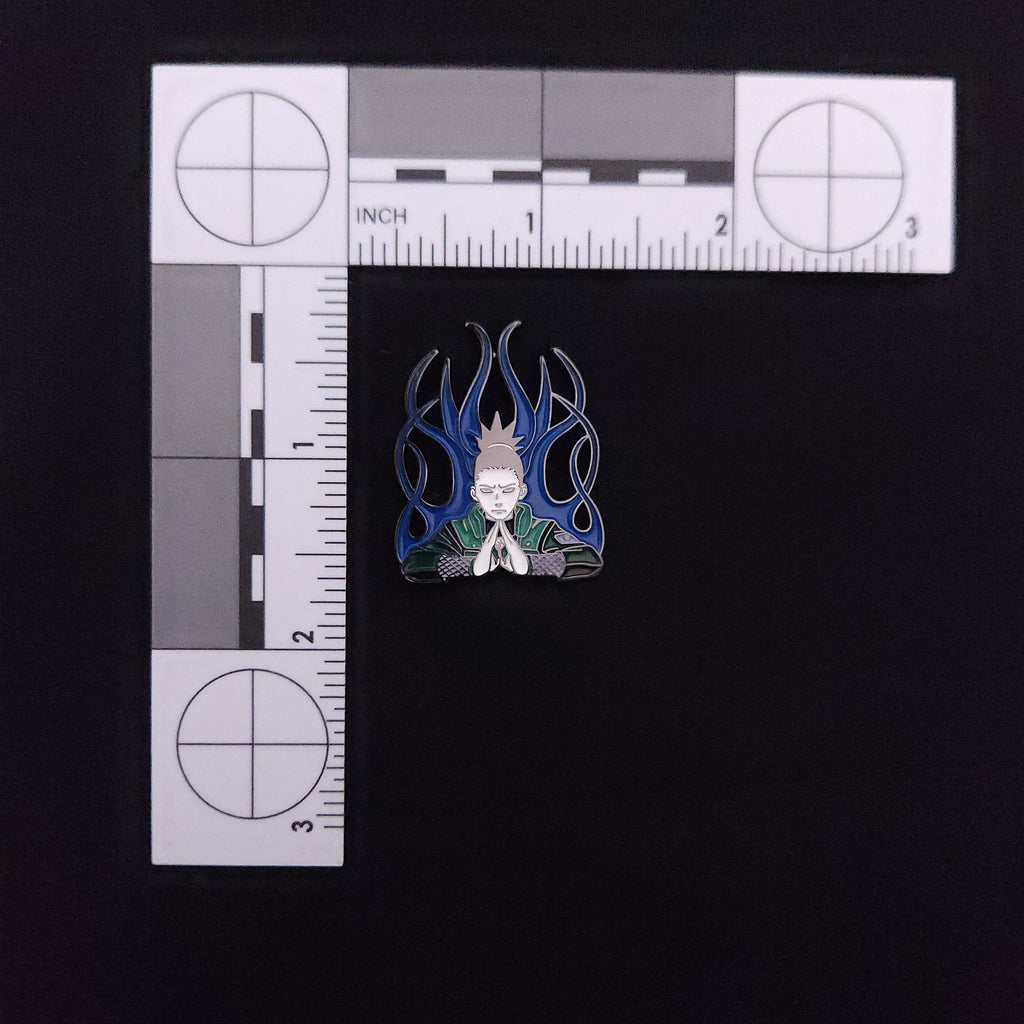 Naruto Shikamaru Colored Flames Pins