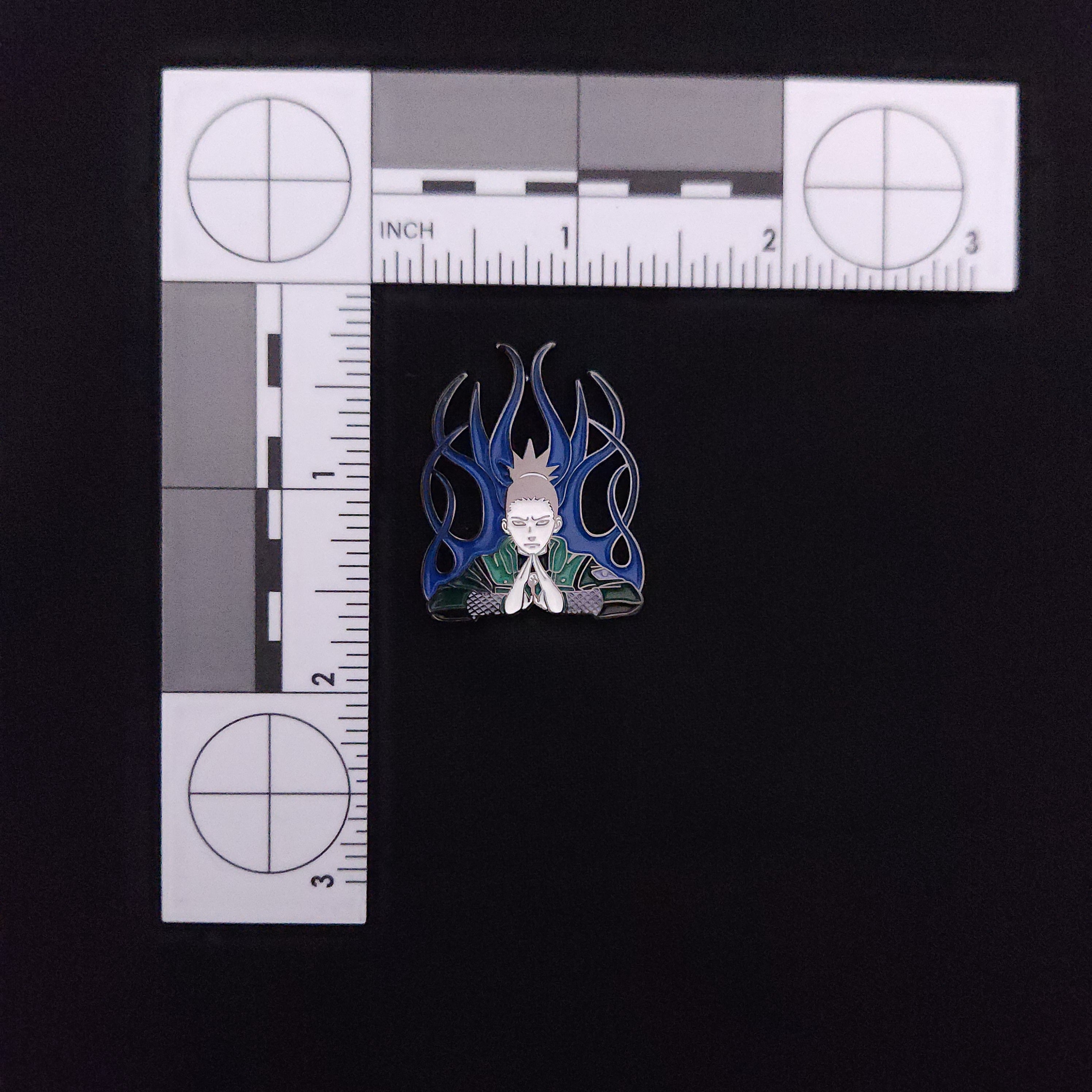 Naruto Shikamaru Colored Flames Pins