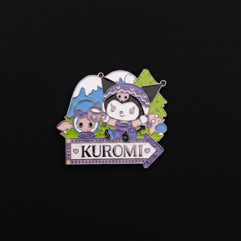 Hello Kitty  Kuromi Pin