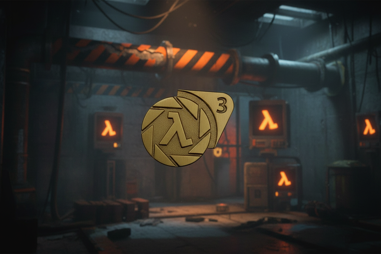 Half-Life Logo Pins