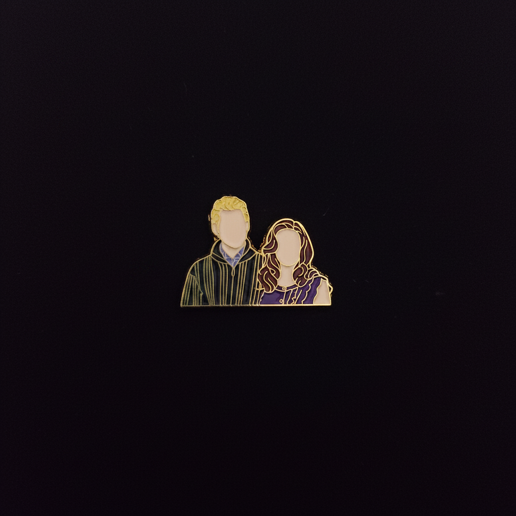 Twilight Carlisle and Esme Pin