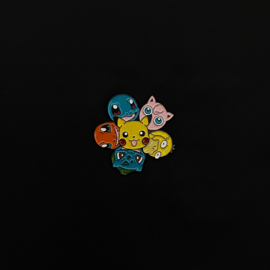 Pokemon Pikachu and Crew Pin