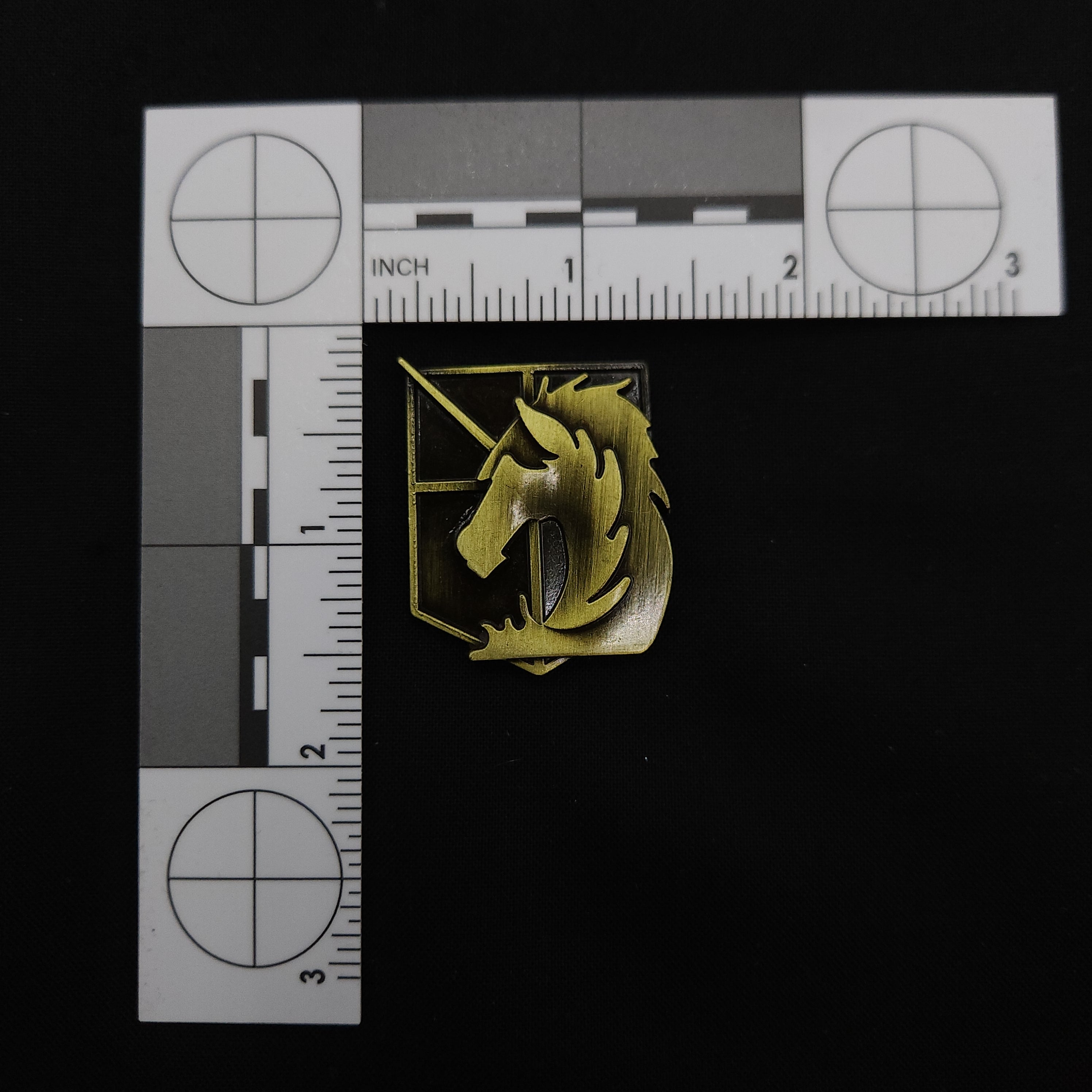 Attack on Titan Brass Military Branches Badges