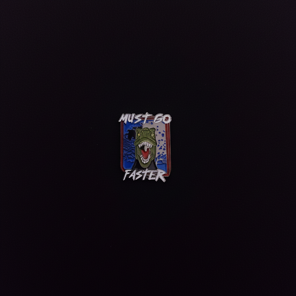 Jurassic Park "Must Go Faster" Pin