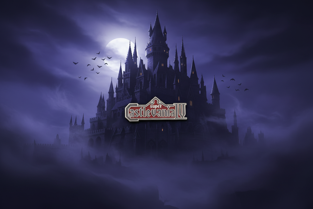 Castlevania Logo Pins
