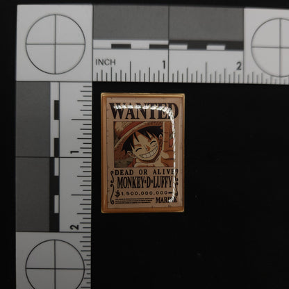 One Piece Luffy Wanted Poster Pin
