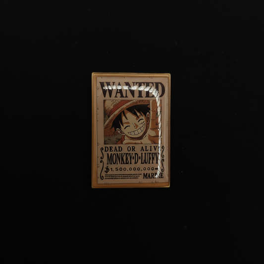 One Piece Luffy Wanted Poster Pin