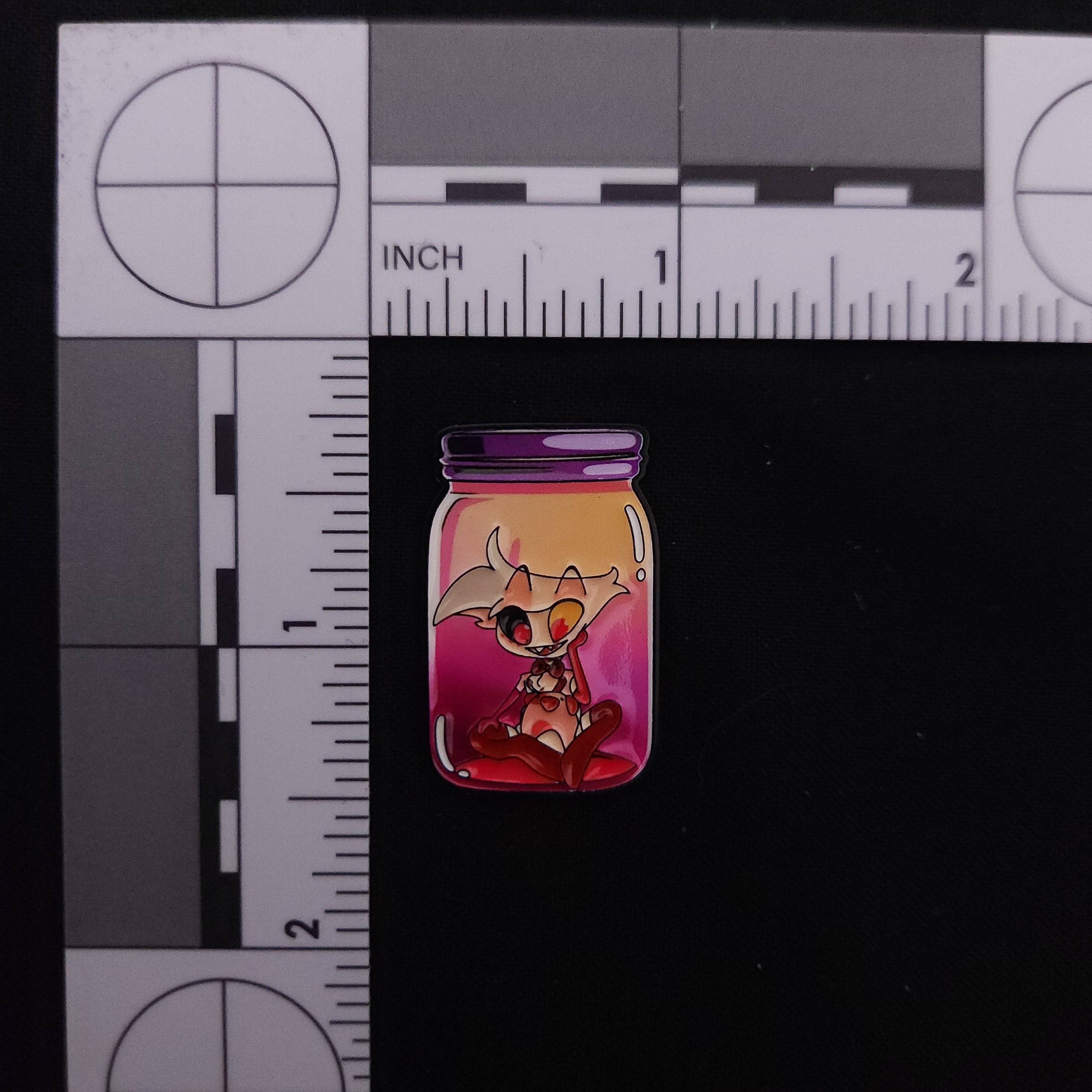 Hazbin Hotel in a Jar Pins
