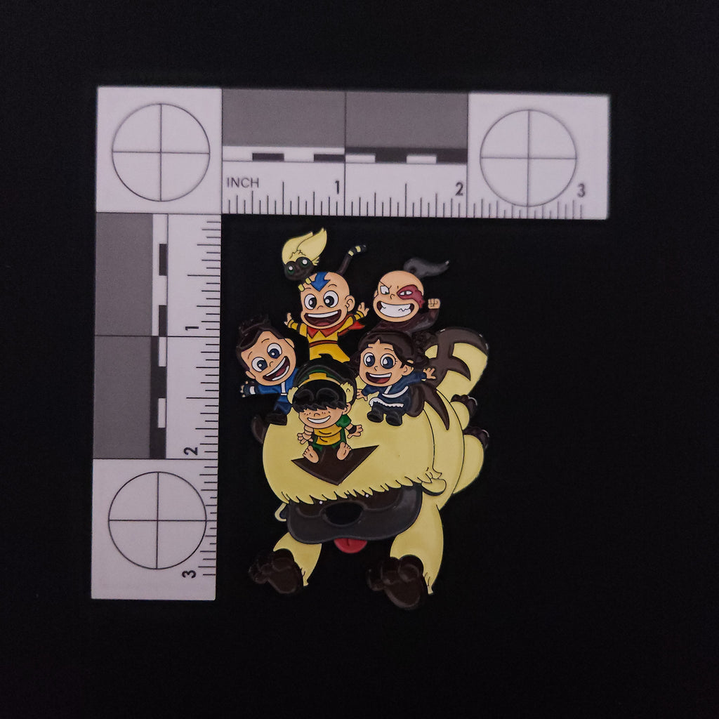 Avatar the Last Airbender Cute Appa and Gaang Pin